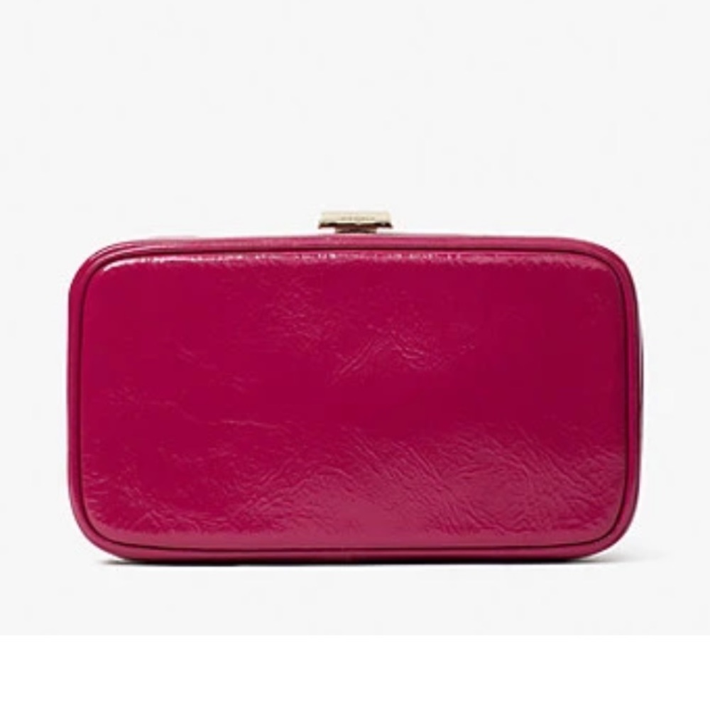 Kate Spade New York  Raspberry Tonight Stunning Leather Clutch